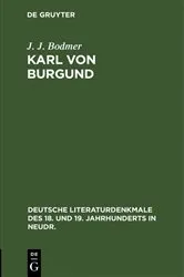 Book cover of Karl von Burgund by J. J. Bodmer