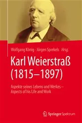 Book cover of Karl Weierstraß (1815–1897) by Unknown
