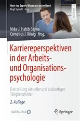 Book cover of Karriereperspektiven in der Arbeits- und Organisationspsychologie (2nd ed.) by Nida ul Habib Bajwa