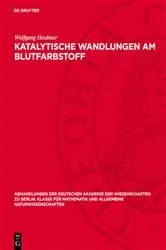 Book cover of Katalytische Wandlungen am Blutfarbstoff by Wolfgang Heubner