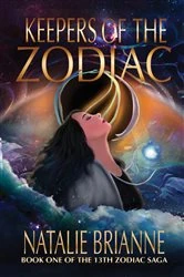 Book cover of Keepers of the Zodiac by Natalie Brianne