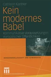 Book cover of Kein modernes Babel by Cathleen Kantner
