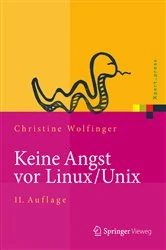 Book cover of Keine Angst vor Linux/Unix (11th ed.) by Christine Wolfinger