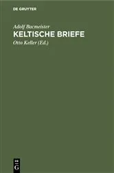 Book cover of Keltische Briefe by Adolf Bacmeister