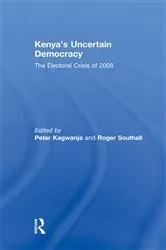 Book cover of Kenya's Uncertain Democracy by Peter Kagwanja