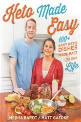 Book cover of Keto Made Easy by Megha Barot