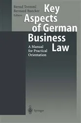 Book cover of Key Aspects of German Business Law by Unknown