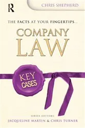 Book cover of Key Cases: Company Law by Christopher Shepherd
