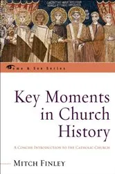 Book cover of Key Moments in Church History by Mitch Finley
