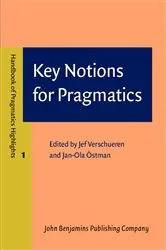 Book cover of Key Notions for Pragmatics by Jef Verschueren