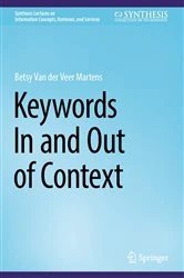 Book cover of Keywords In and Out of Context by Betsy Van der Veer Martens