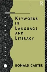 Book cover of Keywords in Language and Literacy by Ronald Carter
