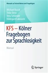 Book cover of KFS - Kölner Fragebogen zur Sprachlosigkeit by Michael Kusch