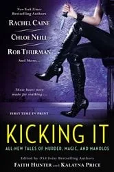 Book cover of Kicking It by Faith Hunter