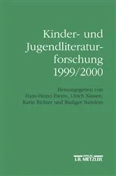 Book cover of Kinder- und Jugendliteraturforschung 1999/2000 by Hans-Heino Ewers