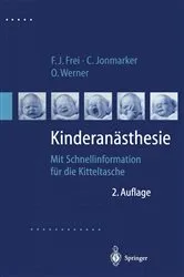 Book cover of Kinderanästhesie (2nd ed.) by F.J. Frei