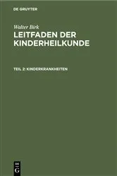Book cover of Kinderkrankheiten (3rd ed.) by Walter Birk