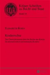 Book cover of Kinderrechte by Bernhard Kempen