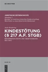 Book cover of Kindestötung (§ 217 a.F. StGB) by Unknown
