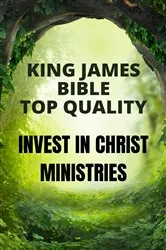 Book cover of King James Bible Top Quality by Invest In Christ Ministries