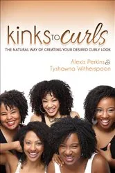 Book cover of Kinks to Curls by Alexis Perkins