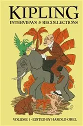 Book cover of Kipling Interviews and Recollections by Harold Orel