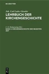 Book cover of Kirchengeschichte der neuesten Zeit by C. R. Redepenning