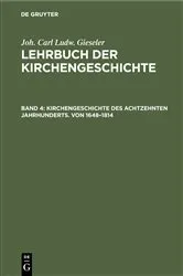 Book cover of Kirchengeschichte des achtzehnten Jahrhunderts. Von 1648–1814 by C. R. Redepenning
