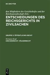 Book cover of Kirchenrecht. Völkerrecht by Unknown