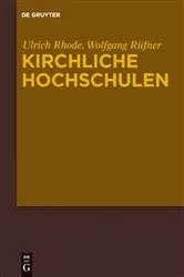 Book cover of Kirchliche Hochschulen by Ulrich Rhode
