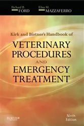 Book cover of Kirk & Bistner's Handbook of Veterinary Procedures and Emergency Treatment (9th ed.) by Ford DVM, MS, DACVIM, DACVPM, Richard B.