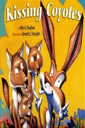 Book cover of Kissing Coyotes by Marcia Vaughn