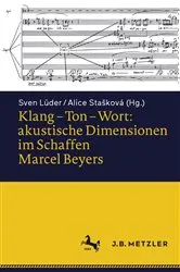 Book cover of Klang – Ton – Wort: akustische Dimensionen im Schaffen Marcel Beyers by Sven Lüder