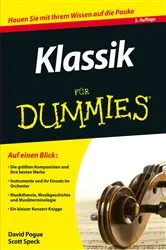 Book cover of Klassik für Dummies (3rd ed.) by David Pogue