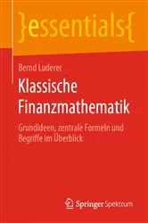 Book cover of Klassische Finanzmathematik by Bernd Luderer