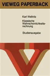 Book cover of Klassische Wahrscheinlichkeitsrechnung by Karl Wellnitz