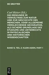 Book cover of Klein-Asien (2nd ed.) by Carl Ritter