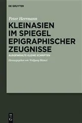 Book cover of Kleinasien im Spiegel epigraphischer Zeugnisse by Hans Peter Herrmann