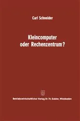 Book cover of Kleincomputer oder Rechenzentrum? by Carl Schneider