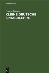 Book cover of Kleine deutsche Sprachlehre by Unknown
