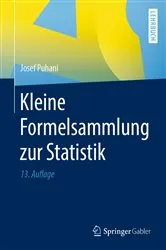 Book cover of Kleine Formelsammlung zur Statistik (13th ed.) by Josef Puhani