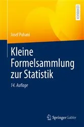 Book cover of Kleine Formelsammlung zur Statistik (14th ed.) by Josef Puhani
