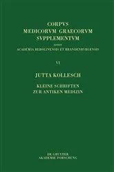Book cover of Kleine Schriften zur antiken Medizin by Jutta Kollesch