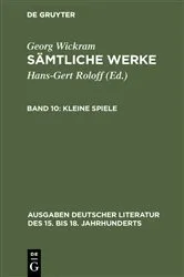 Book cover of Kleine Spiele by Hans-Gert Roloff