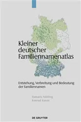 Book cover of Kleiner deutscher Familiennamenatlas by Unknown
