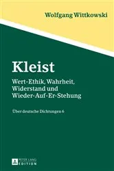 Book cover of Kleist by Wolfgang Wittkowski