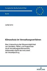Book cover of Klimaschutz im Verwaltungsverfahren by Unknown