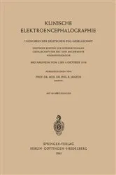 Book cover of Klinische Elektroencephalographie by Rudolf Janzen