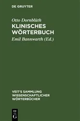 Book cover of Klinisches Wörterbuch (17th ed.) by Otto Dornblüth