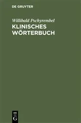 Book cover of Klinisches Wörterbuch (54th ed.) by Willibald Pschyrembel